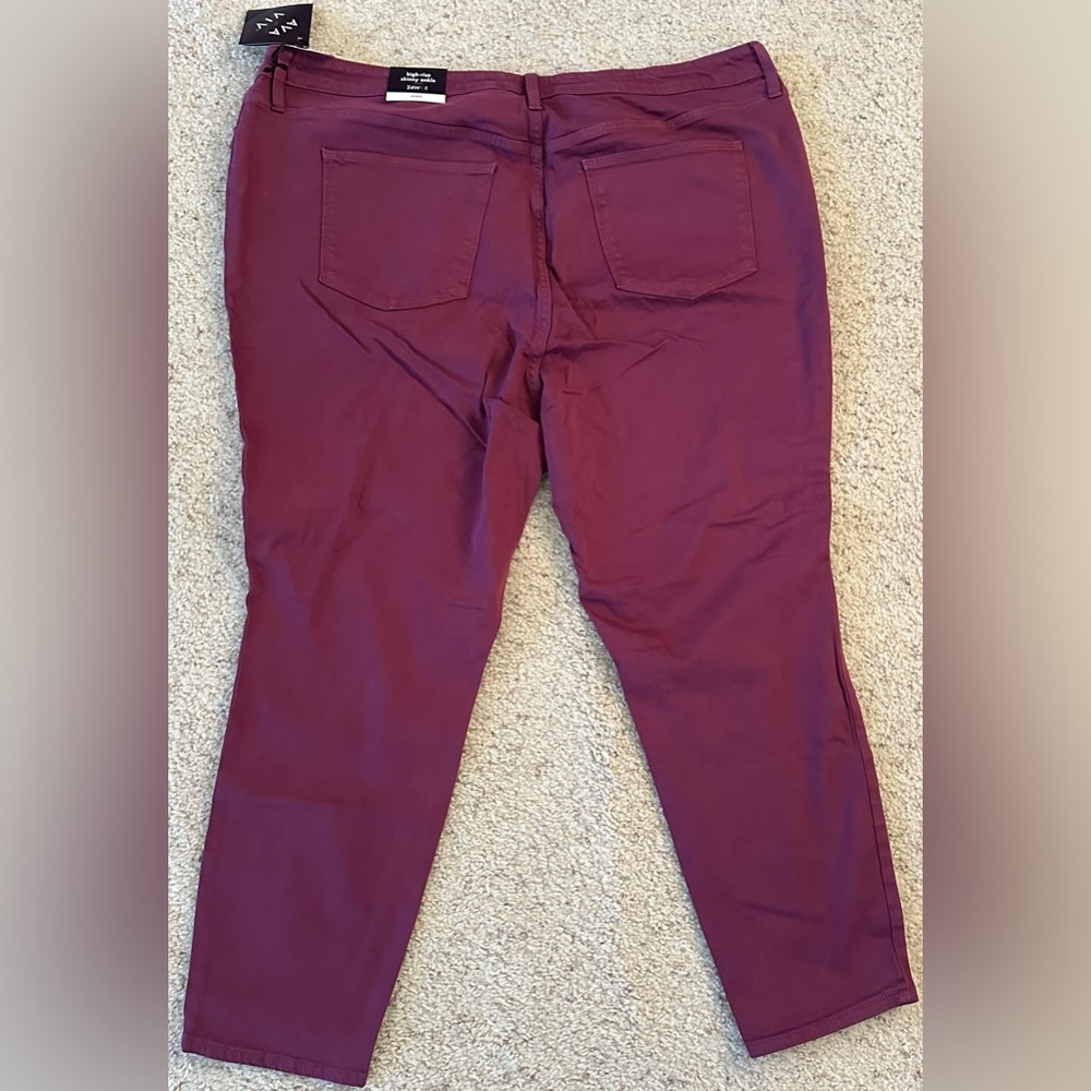!!NWT Super Cute Ava & Viv Ankle Colored Jeans/Size 24W!! - Picture 2 of 4
